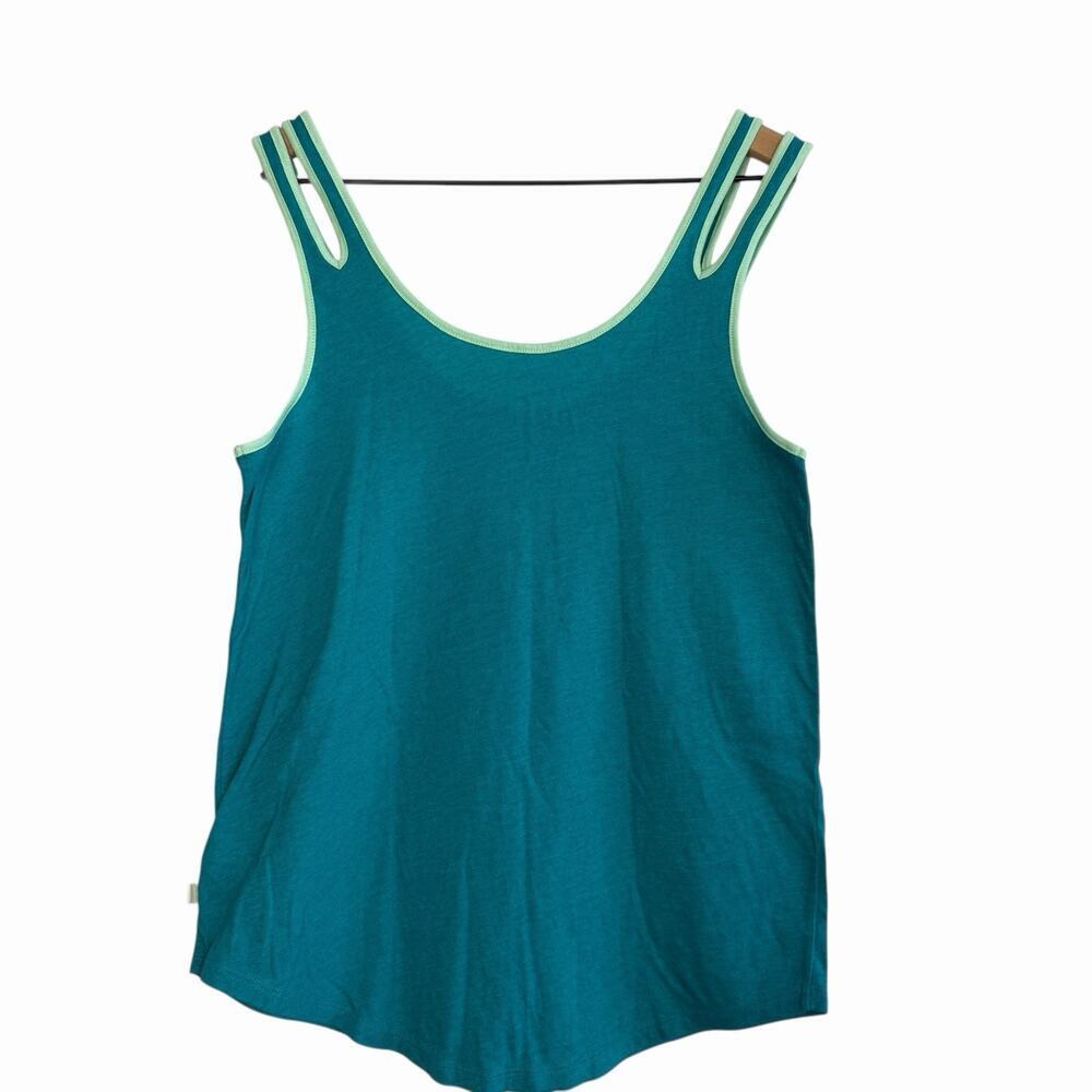 American Eagle Womens Double Strap Tank Top Green 2014 Small - Picture 2 of 9